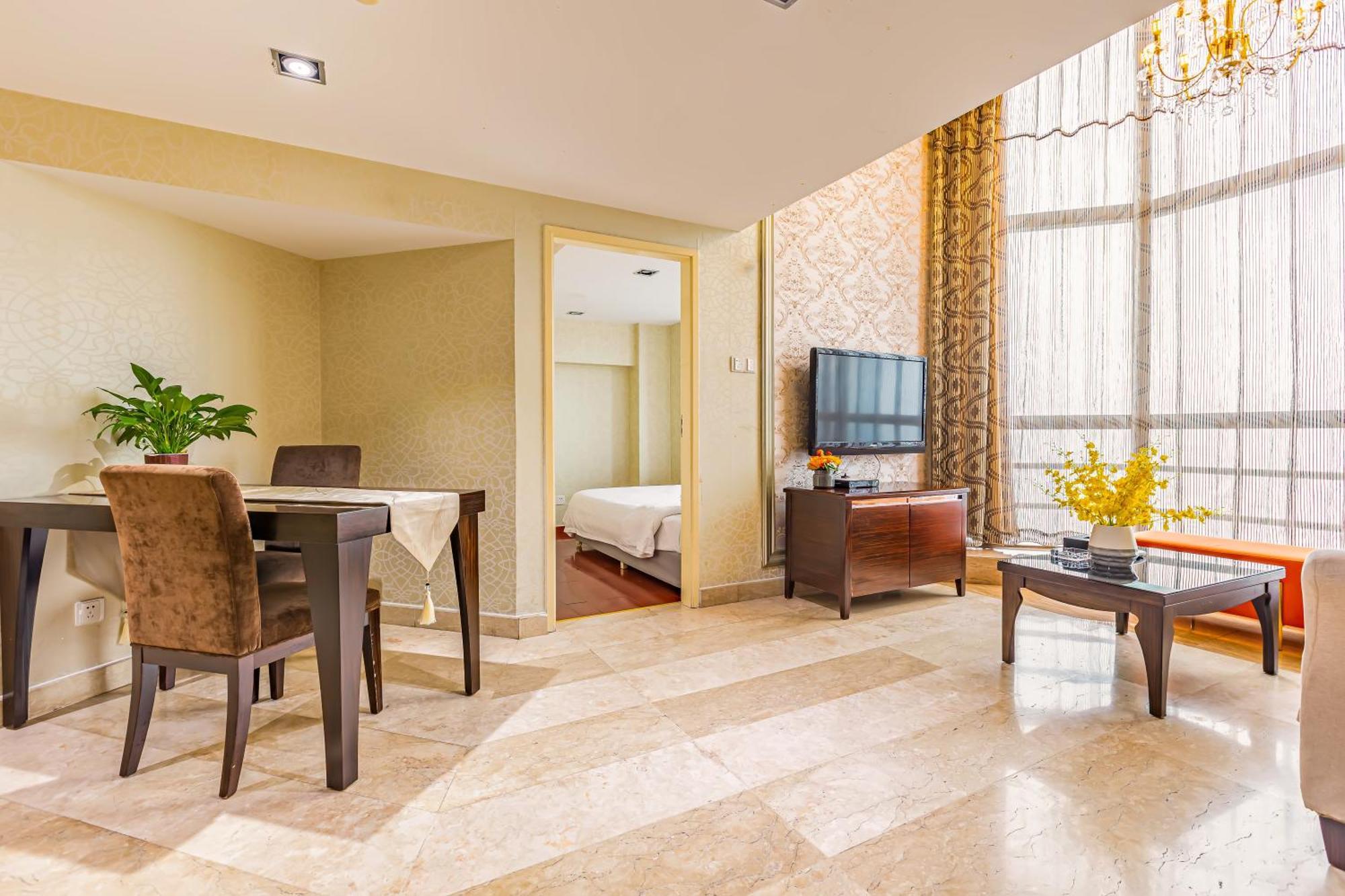 Waifiden Guangzhou Grand View Golden Palace Apartment - Free Shuttle Bus During The Canton Fair Room photo